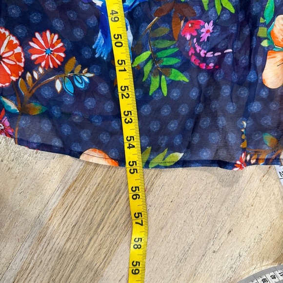 Johnny Was cover up dress in cotton and silk NWT - Picture 6 of 7